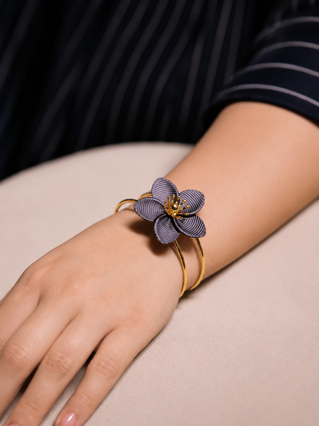 Statement Floral Bracelet