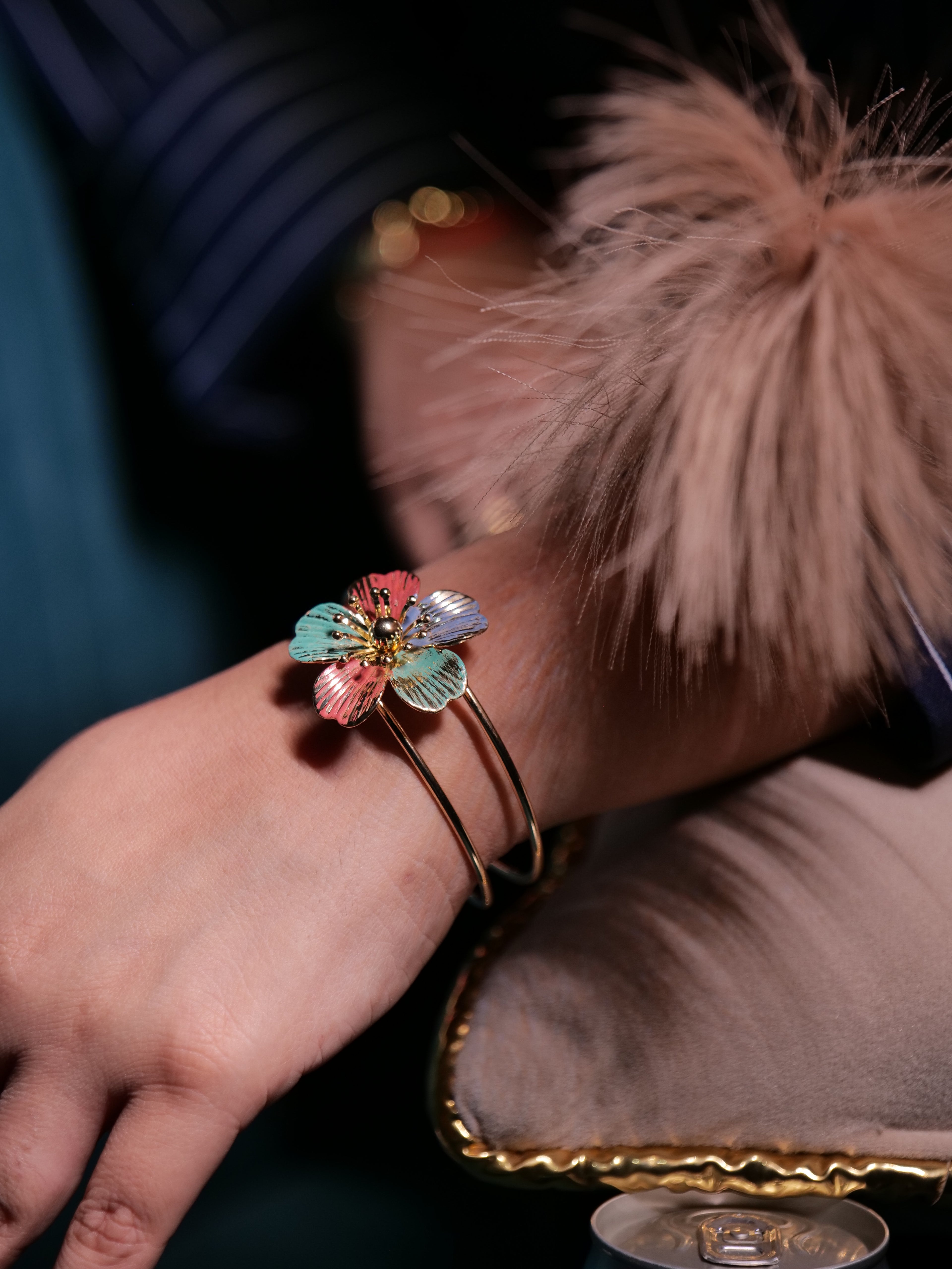 Multicolor Floral Bracelet