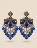 Oxididsed Blue Earrings