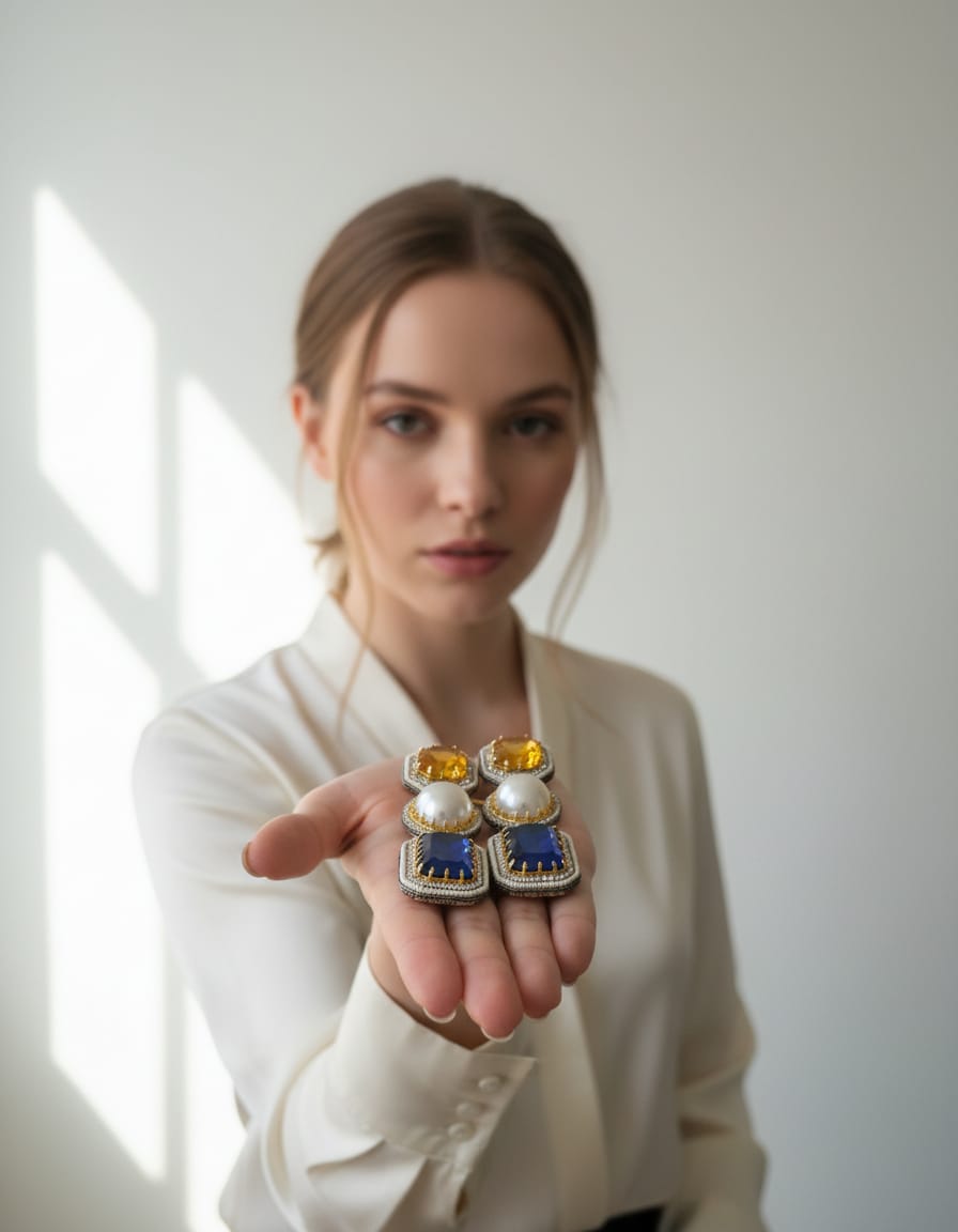 Stunning Sabhyasachi Inspired danglers