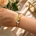 Gold butterfly bracelet