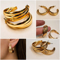 Statement office wear ear studs