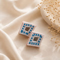 Blue triangular trinklets