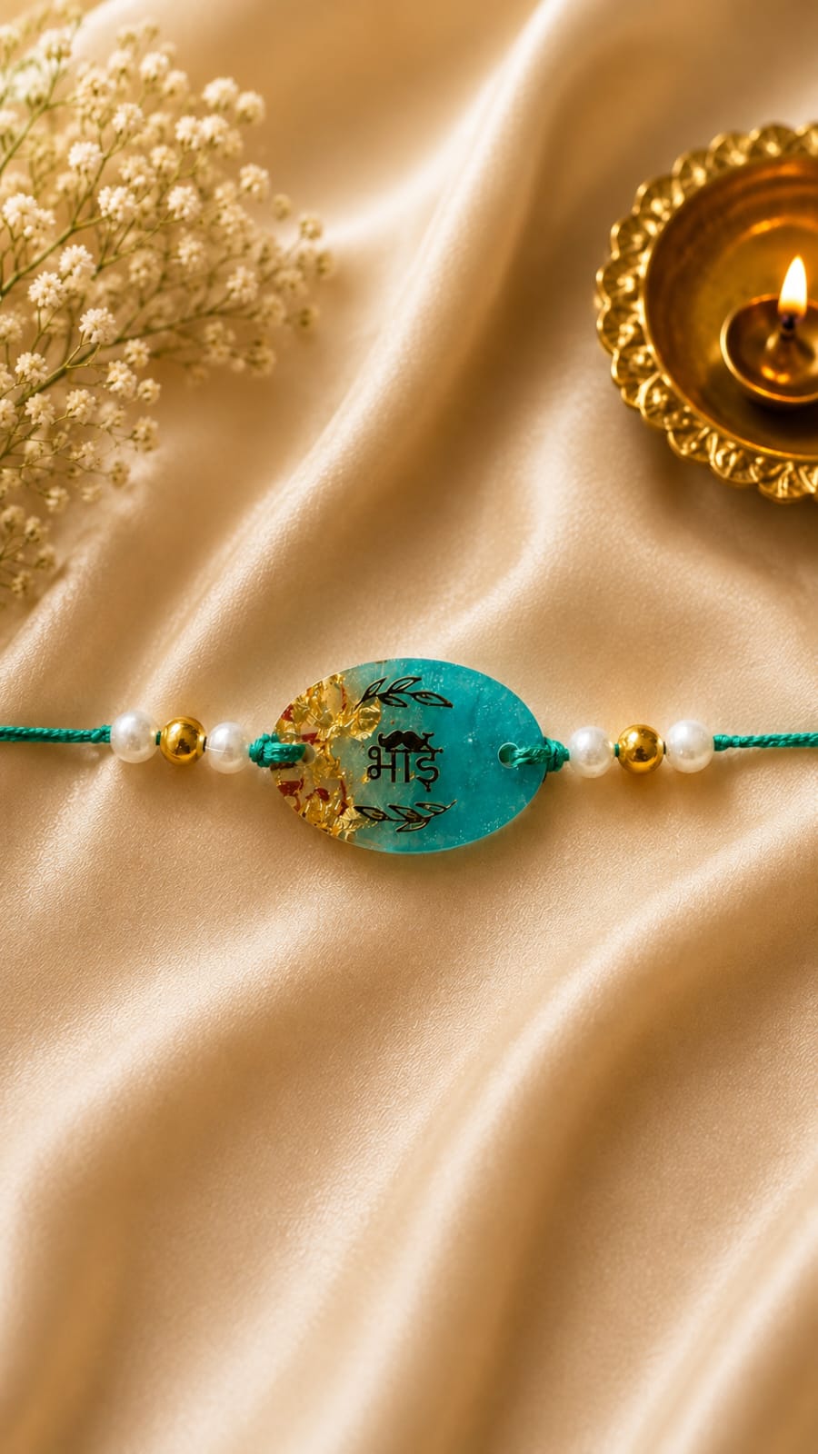 Handcurated Resin Rakhis